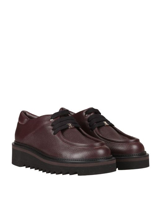 Ferragamo Brown Lace-up Shoes