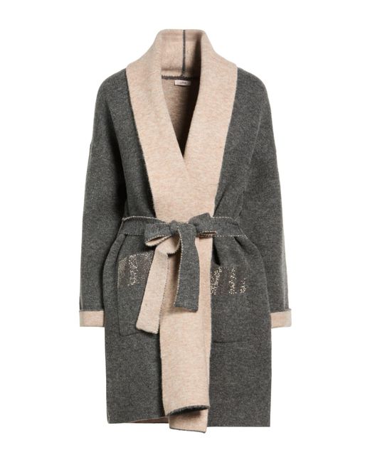 Oltre Gray Overcoat & Trench Coat