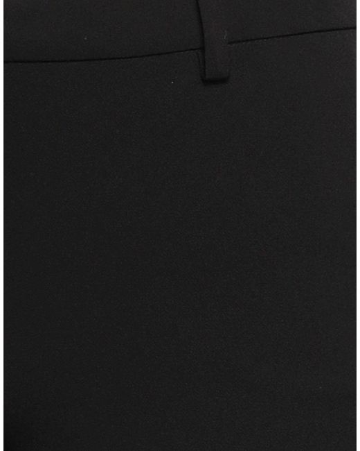 Philipp Plein Black Pants Polyester, Elastane