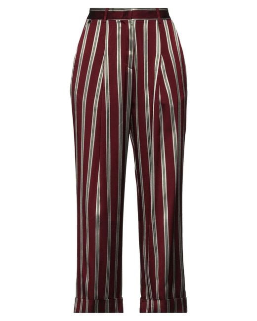 Manila Grace Red Trouser