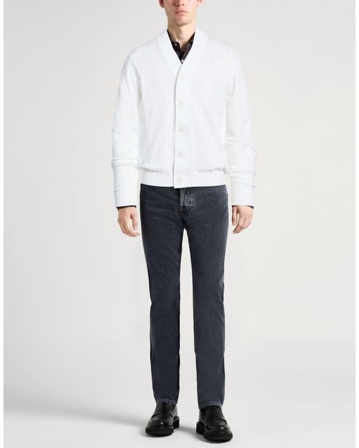 Alpha Studio White Cardigans for men