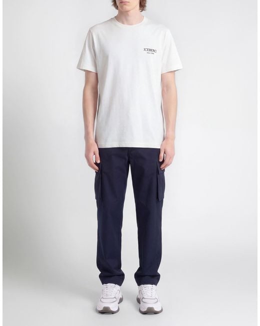 Iceberg White T-Shirts for men
