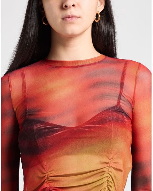 Vision Of Super Pink Top Polyester, Elastane