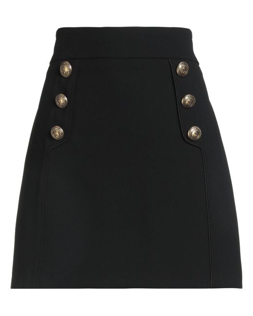 Elisabetta Franchi Black Mini Skirt