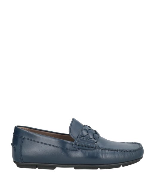 Baldinini Blue Loafers Calfskin for men