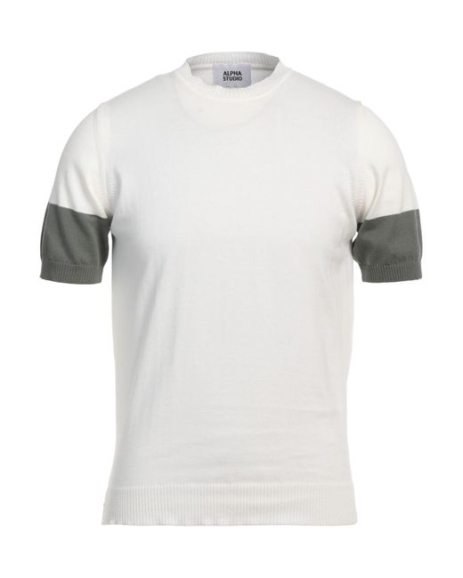 Pullover di Alpha Studio in White da Uomo