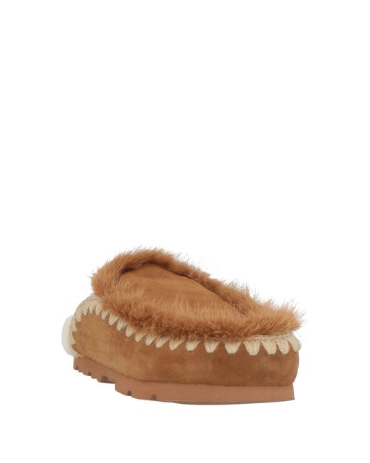 Mou Brown Mules & Clogs