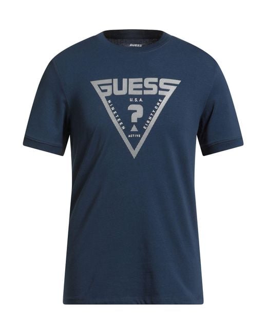 Guess Blue T-shirt for men