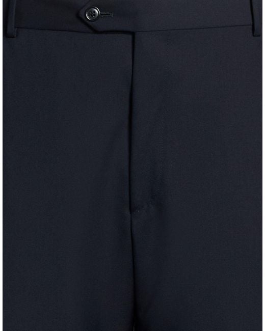 Corneliani Blue Pants Virgin Wool for men