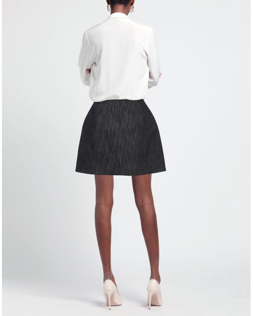 Rochas Black Mini Skirt