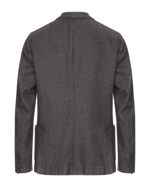 Santaniello Gray Blazer Wool, Polyester for men
