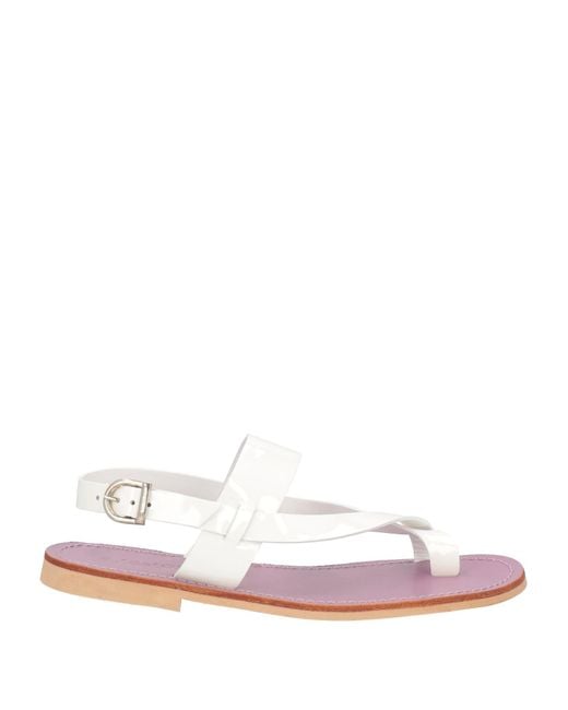 Testoni Pink Thong Sandal