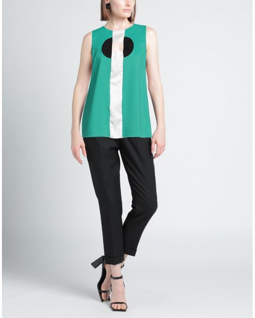 1 One Green Top Viscose, Polyamide, Elastane