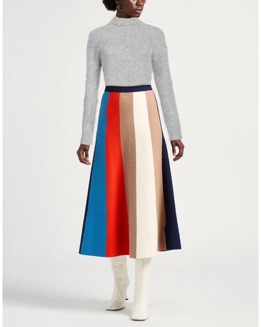 Sportmax Gray Light Turtleneck Alpaca Wool, Polyamide, Elastane
