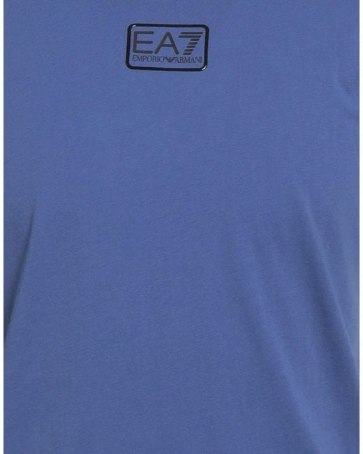 EA7 Blue T-Shirts for men