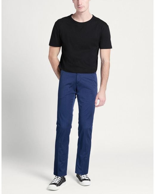 Roy Rogers Blue Pants Cotton, Elastane for men
