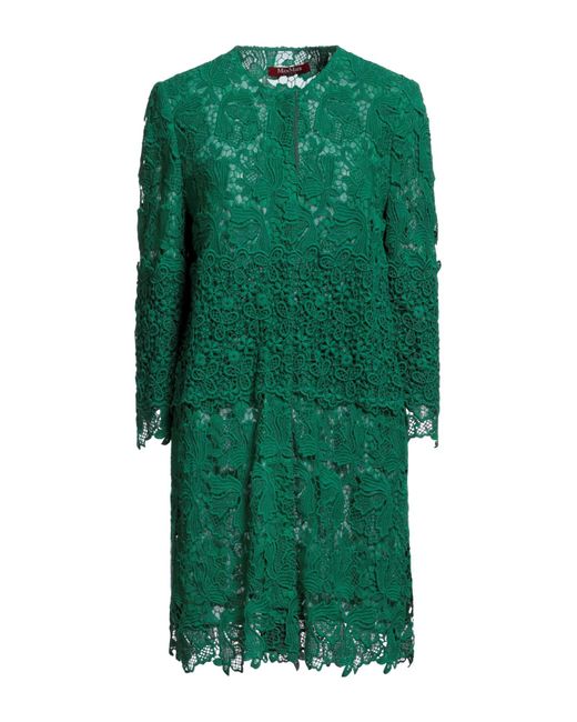 Max Mara Studio Overcoat in Green Lyst