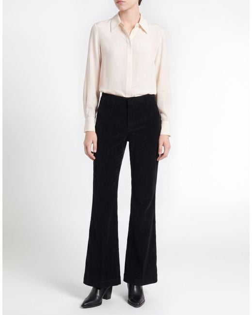 Dondup Black Pants Cotton, Lyocell, Elastane