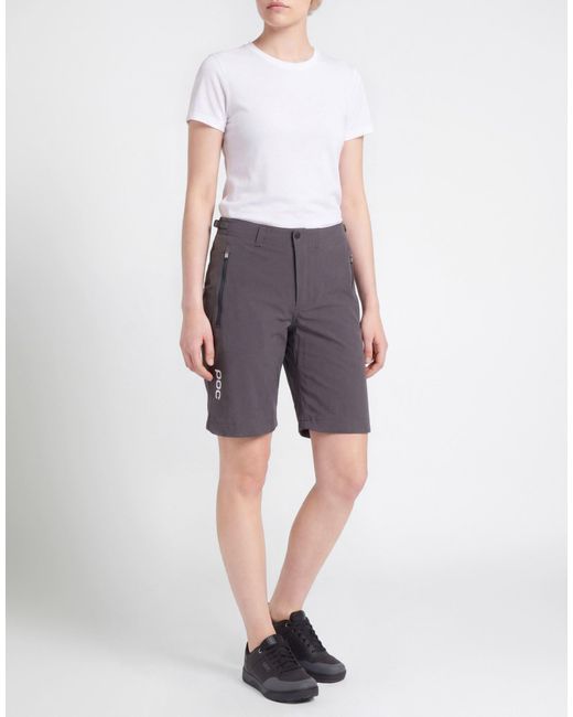 Poc Gray Shorts & Bermuda Shorts Polyamide, Elastane