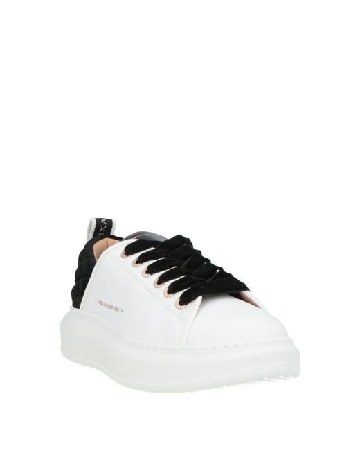 Alexander Smith White Sneakers Leather