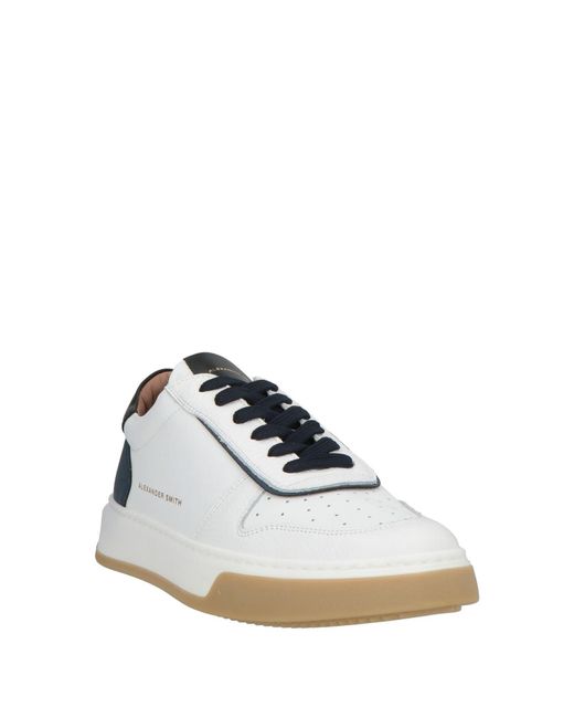 Alexander Smith White Sneakers Leather for men