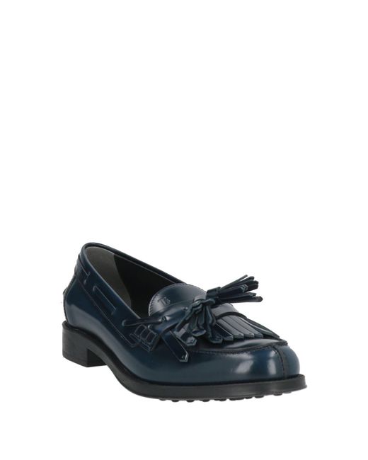 Tod's Blue Loafers