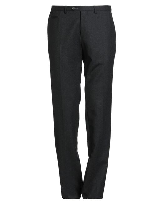 Boss Black Pants Virgin Wool for men