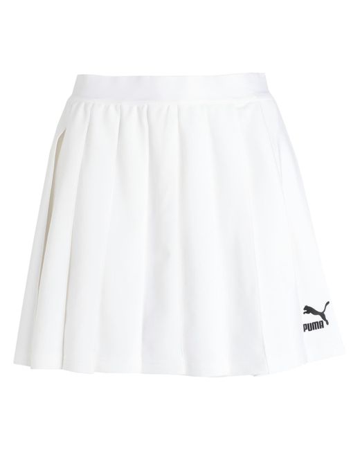 PUMA White Mini Skirt