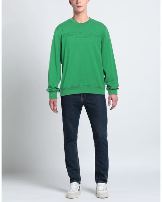 Dolce & Gabbana Green Sweatshirt for men