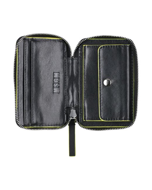 MSGM Black Cardholder for men