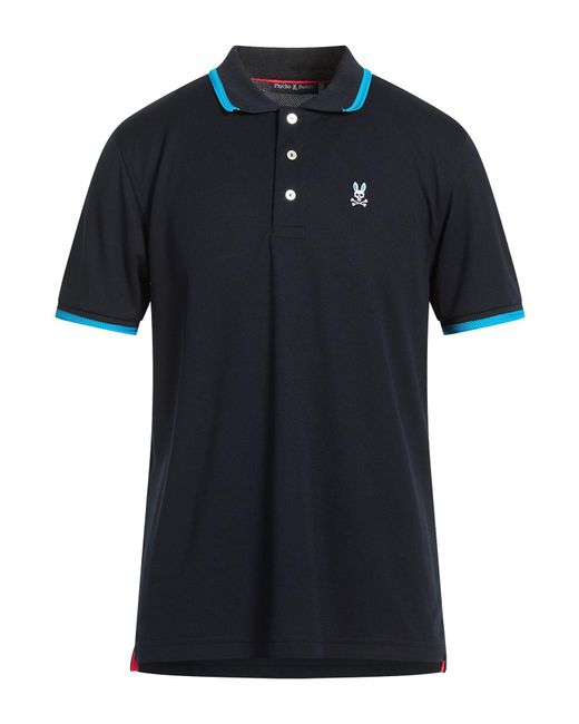 Psycho Bunny Black Polo Shirt for men