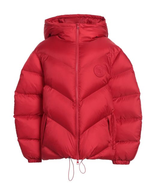 Elisabetta Franchi Red Puffer Polyamide