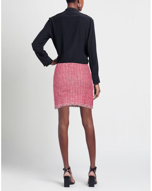 Lanvin Mini Skirt in Pink | Lyst