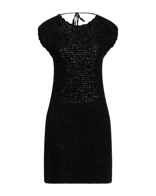 Ganni Black Mini Dress