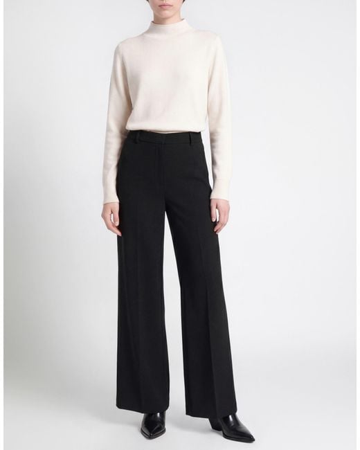Cristinaeffe Black Pants Polyester, Elastane