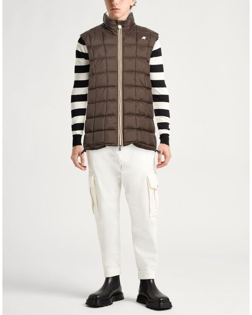 K-Way Brown Gilet for men