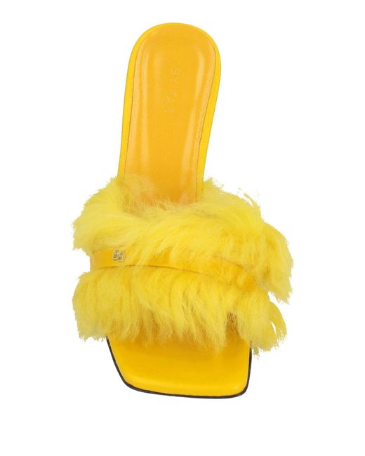 By Far Yellow Sandals