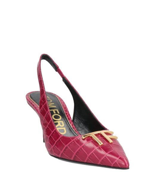Tom Ford Pink Pumps Calfskin
