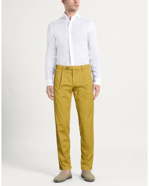 Michael Coal Yellow Trouser for men