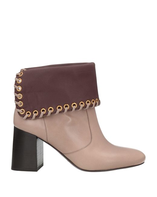 See By Chloé Ankle Boots in Brown | Lyst