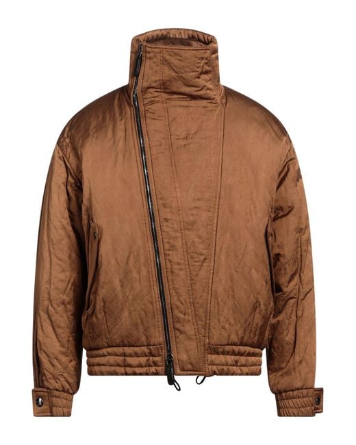 Giorgio Armani Brown Tan Jacket Viscose, Cotton, Metallic Fiber for men
