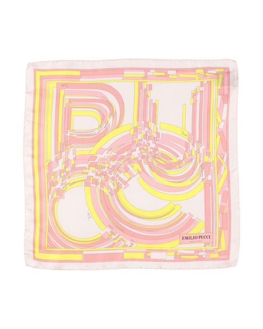 Emilio Pucci Pink Scarf