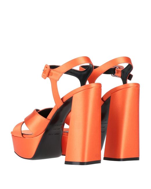 Sergio Rossi Orange Sandals