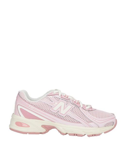 New Balance Pink Sneakers Textile Fibers