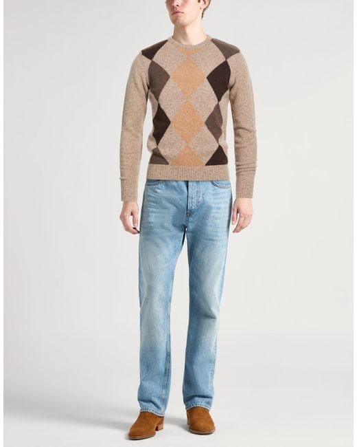 Barbati Natural Sweater Wool, Polyamide for men