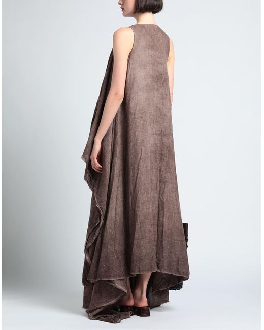 UN-NAMABLE Brown Maxi Dress