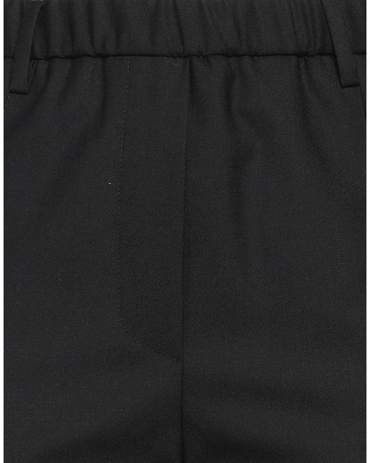 Tela Black Pants Polyester, Virgin Wool, Elastane