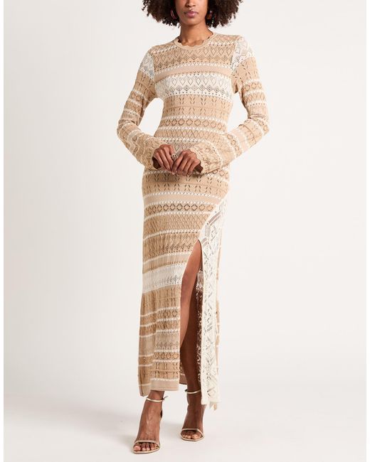 Robe Longue Akep en coloris Natural