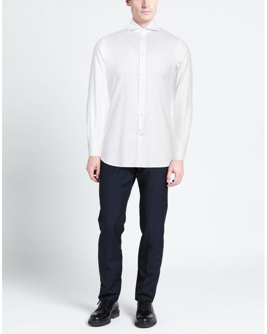 Glanshirt White Shirt for men