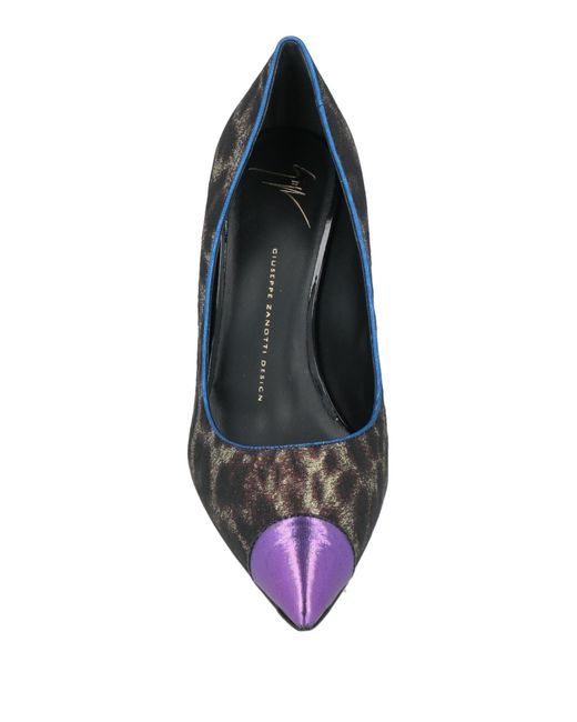 Giuseppe Zanotti Metallic Pumps Textile Fibers
